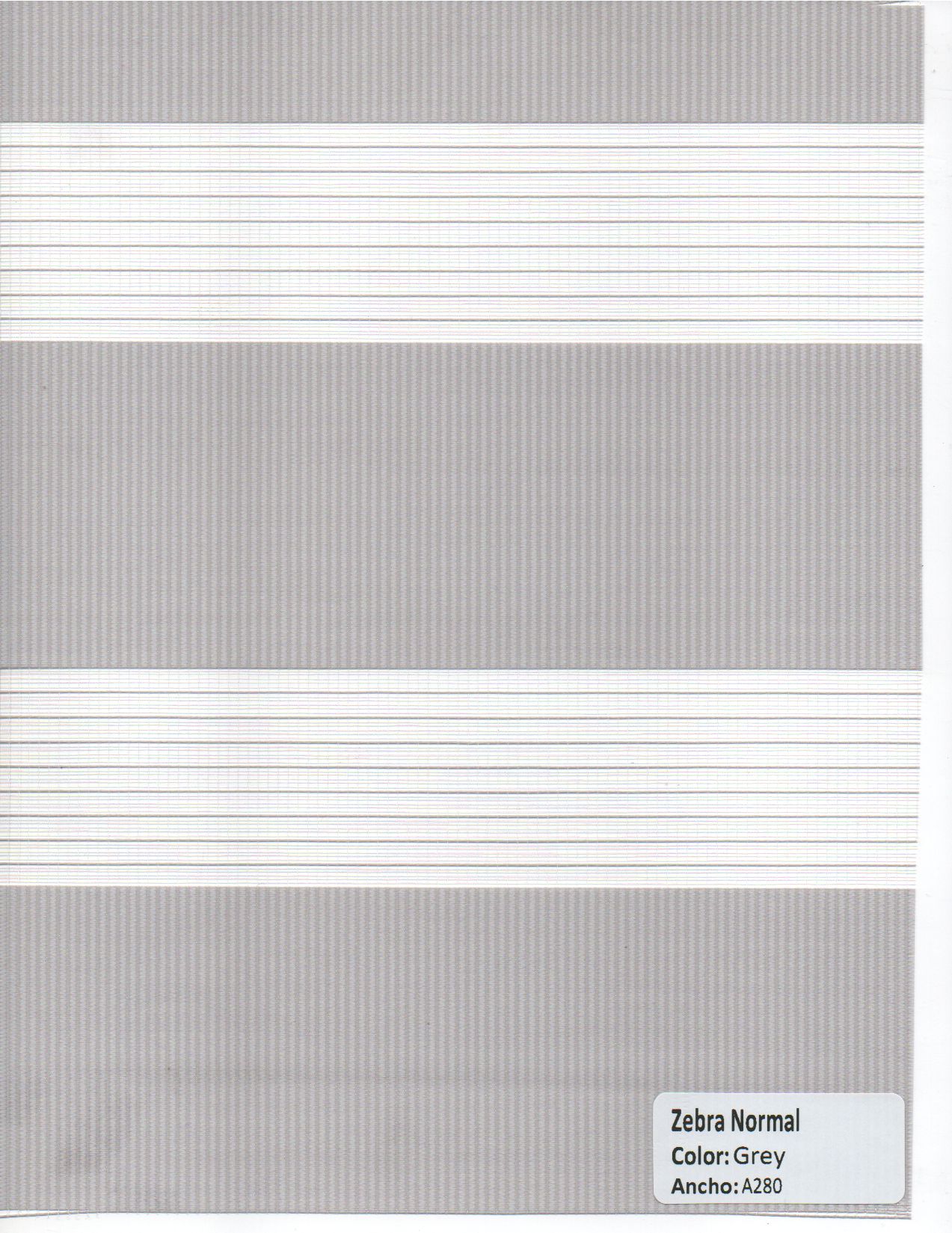 Zebra Normal Grey